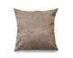Cushion covers in leather look suede fabric in orange color soothing the decor
